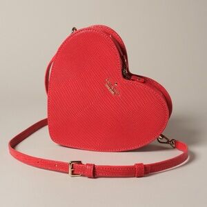 Kate Spade Red Secret Admirer Heart Shaped Crossbody Purse